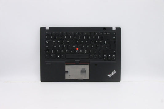 Lenovo ThinkPad T14s Keyboard Palmrest Top Cover German Black Backlit 5M10Z41173