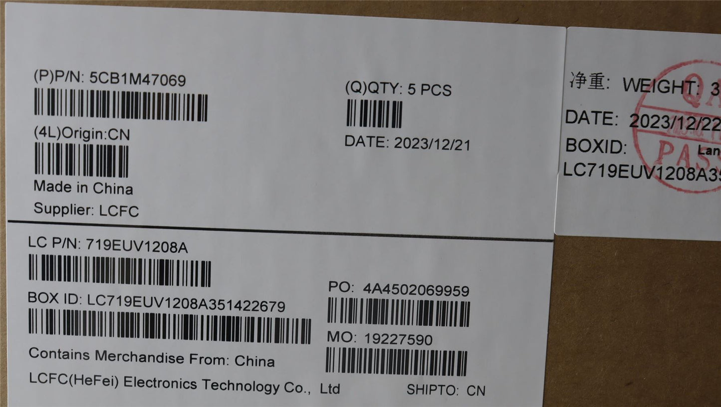 Lenovo IdeaPad 3 15IRH8 Palmrest Cover Touchpad Keyboard Italian 5CB1M47069