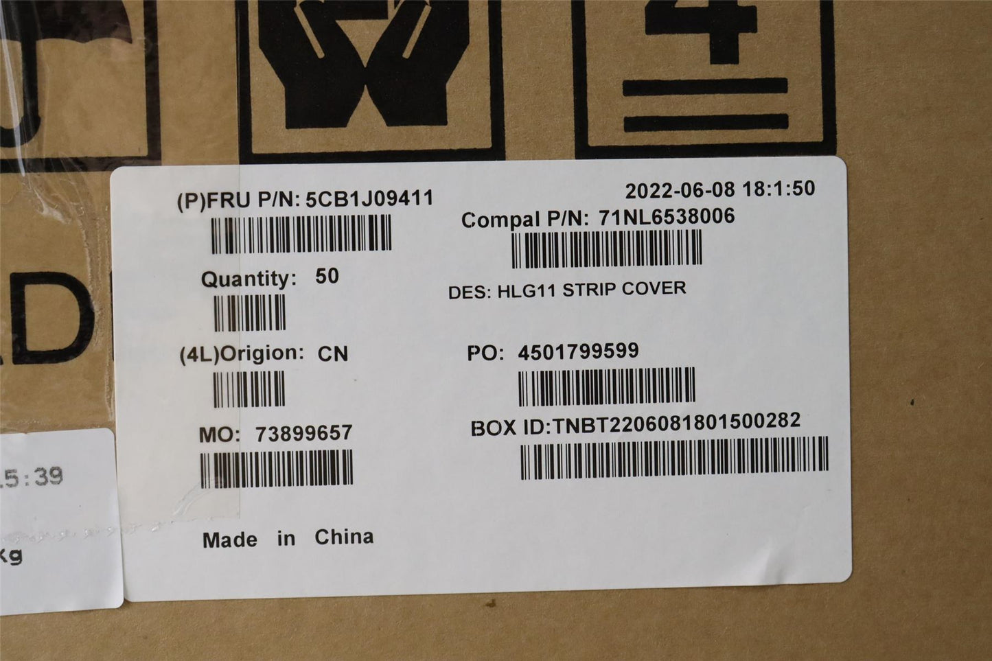 Lenovo Strip Cover C 82SA 5CB1J09411