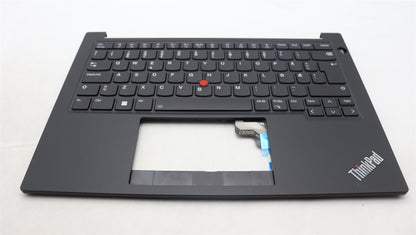Lenovo ThinkPad E14 Gen 5 Keyboard Palmrest Top Cover Norwegian Black 5M11L92560