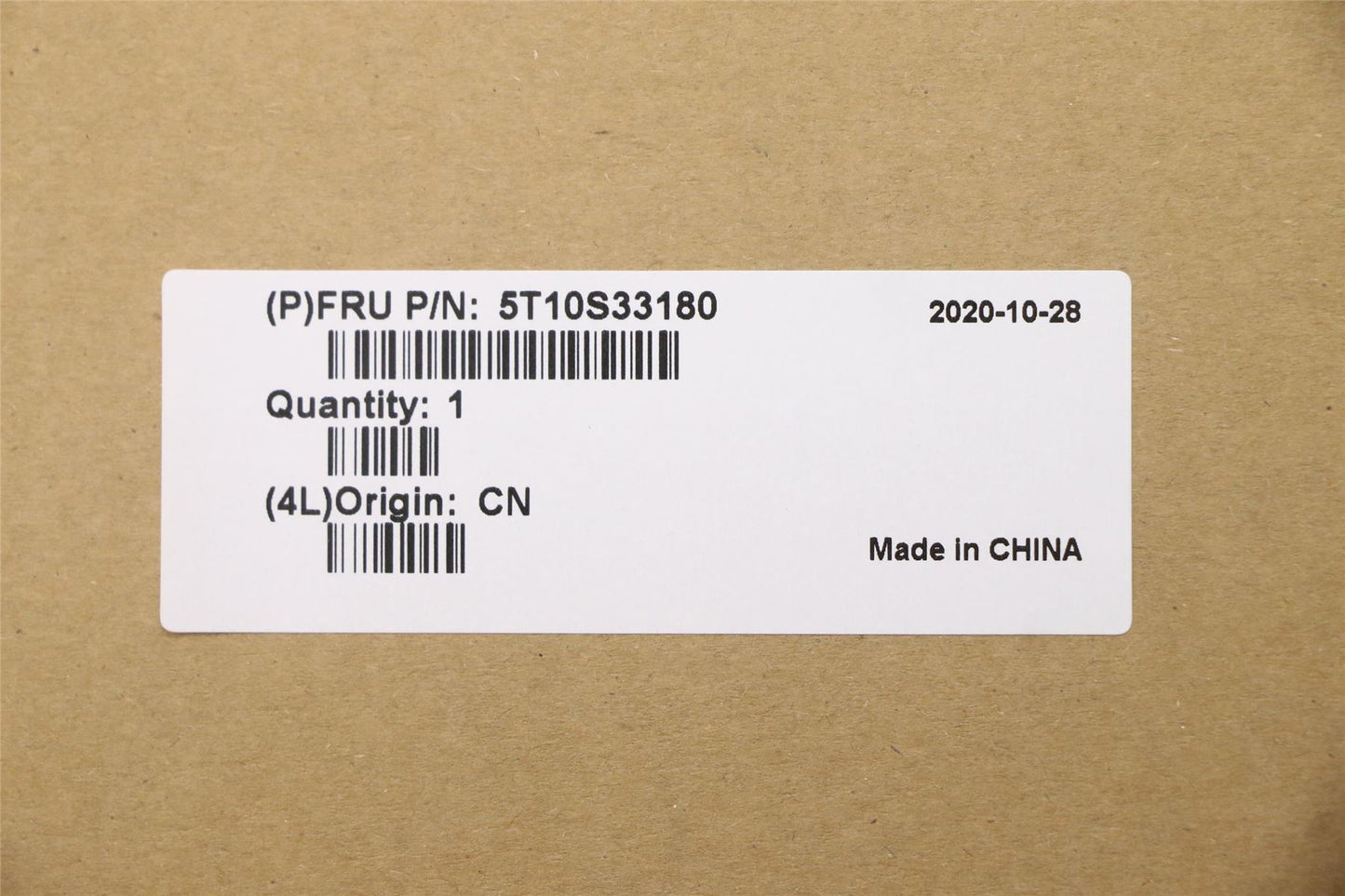 Lenovo 5T10S33180 TAPE Tape L 82BJ for I/O Board