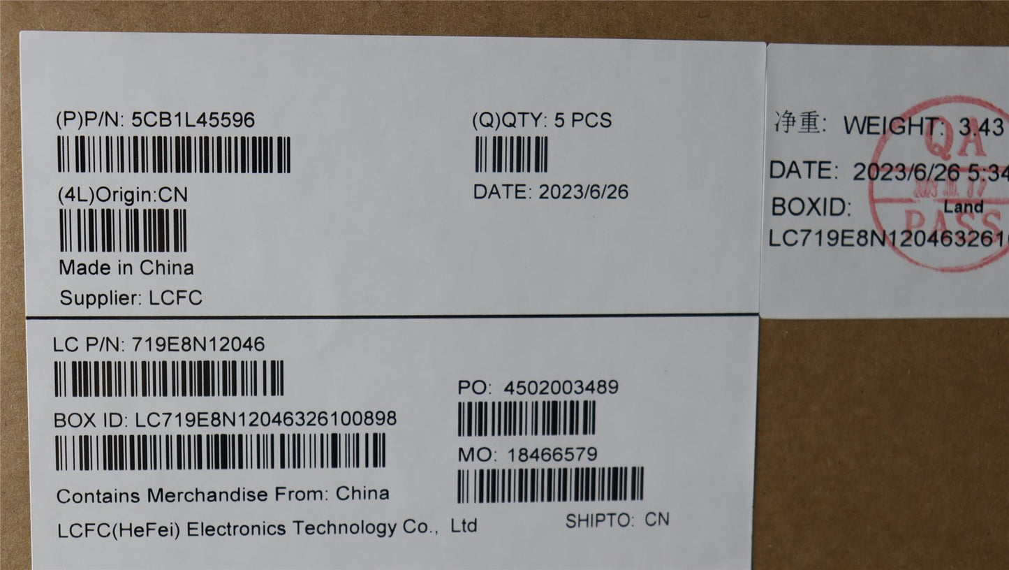 Lenovo Upper Case ASM_ITA L82X7 ABFP NBL 5CB1L45596