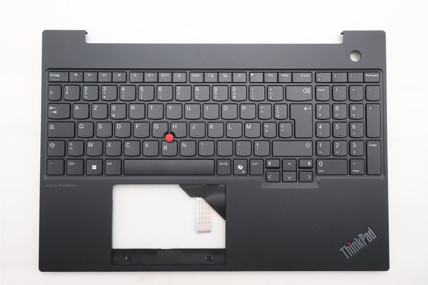 Lenovo MECH_ASM FRU KBD CCV FRA (PMX) UK BK 5M11N96539