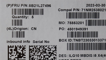Lenovo LOQ 15IRH8 Motherboard Mainboard DIS INTELI513500H 5B21L27496