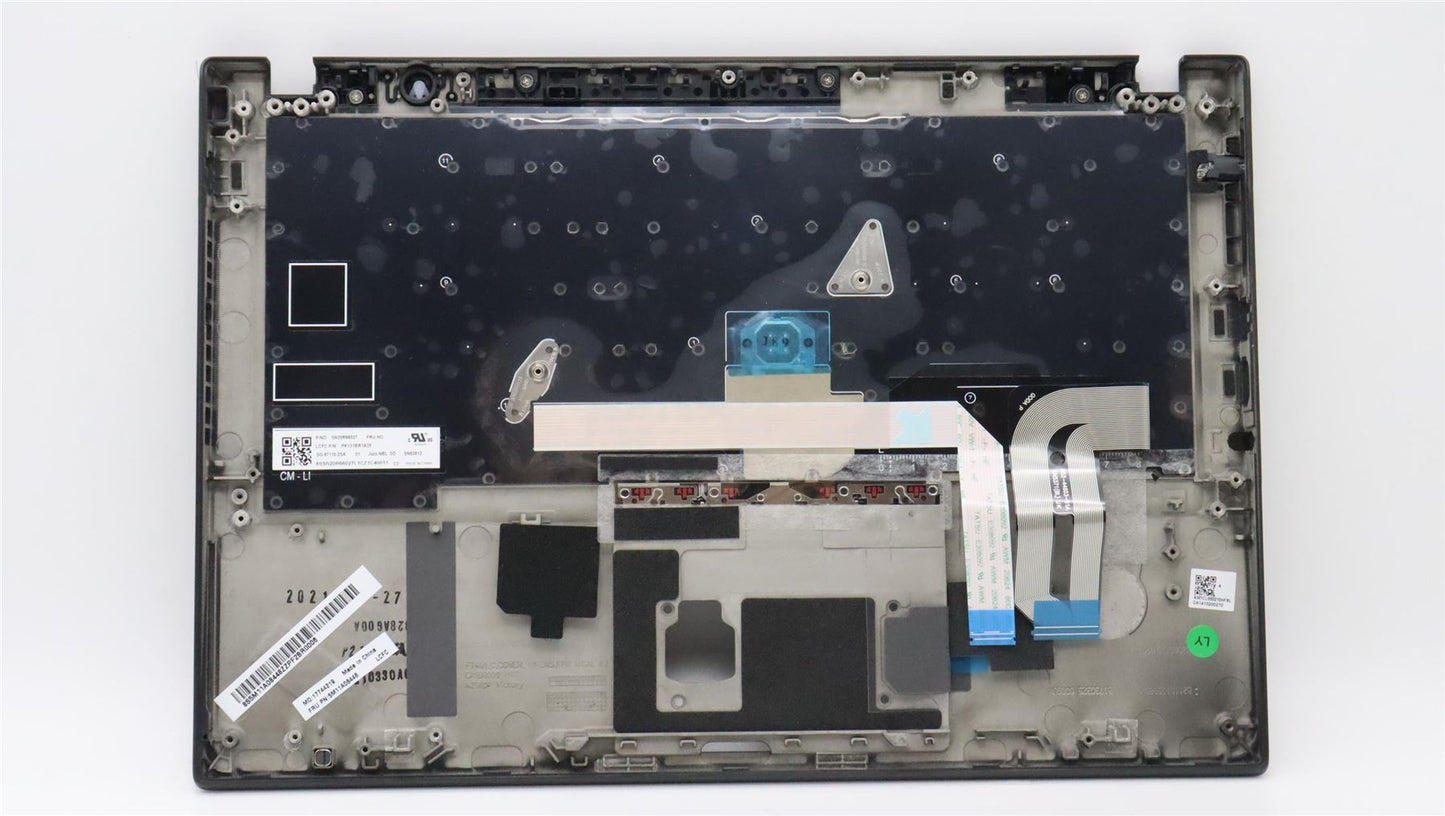 Lenovo ThinkPad T495s Keyboard Palmrest Top Cover Swedish Finnish 5M11A08448