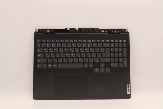 Lenovo IdeaPad 3 16IAH7 Palmrest Cover Touchpad Keyboard Arabic Black 5CB1J09583