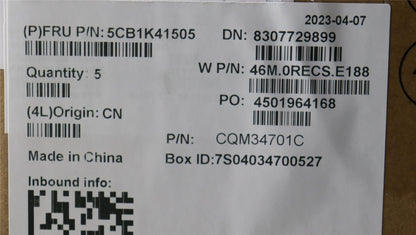 Lenovo Upper Case ASM_BEL W82XX SB 5CB1K41505