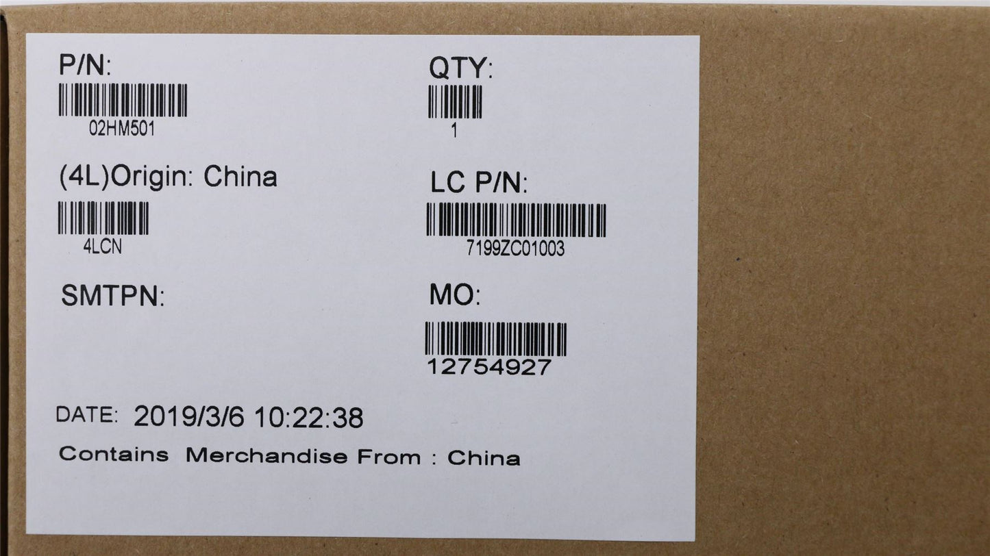 Lenovo FRU LCD Bezel ASM for AL_CNC Camera 02HM501
