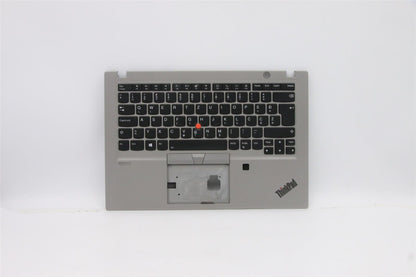 Lenovo ThinkPad T14s Keyboard Palmrest Top Cover Slovenian Silver 5M10Z41611
