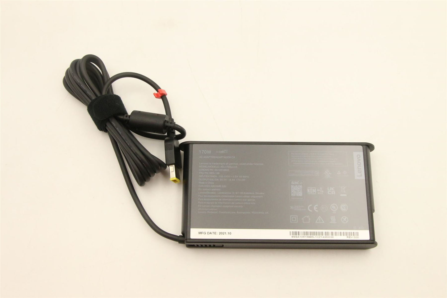 Lenovo ThinkPad P53 P73 P17 Gen 1 AC Charger Adapter Power supply Black 02DL141