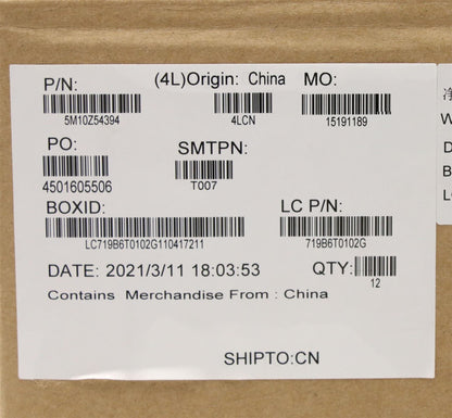 Lenovo MECH_ASM KB w/KB Mlr Num BL(CHY)Thai 5M10Z54392