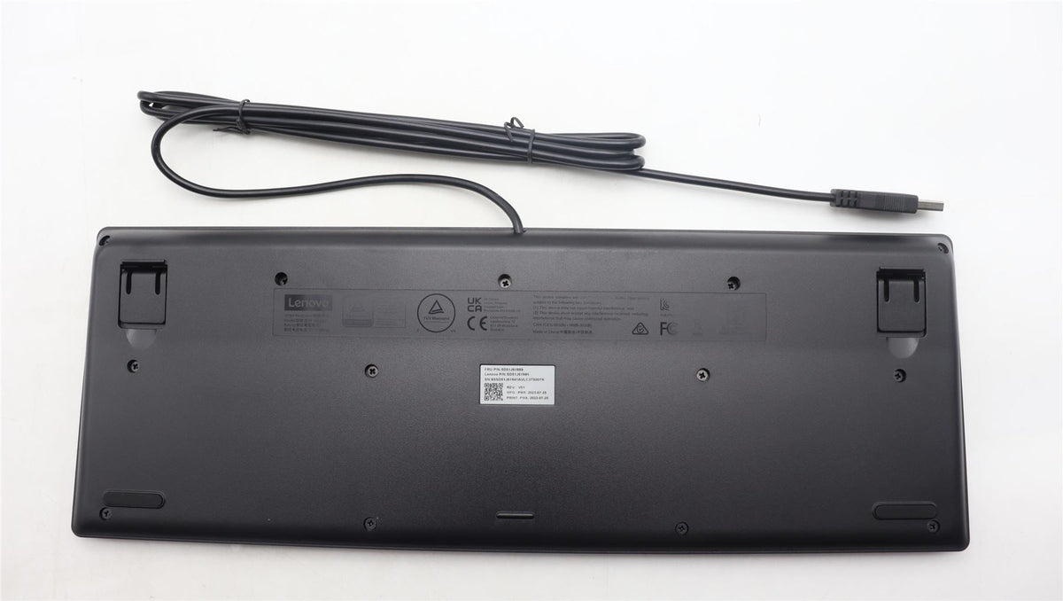 Lenovo DT_KYB Primax Chrome USB KB_Black Eng US English Keyboard 5D51J61959