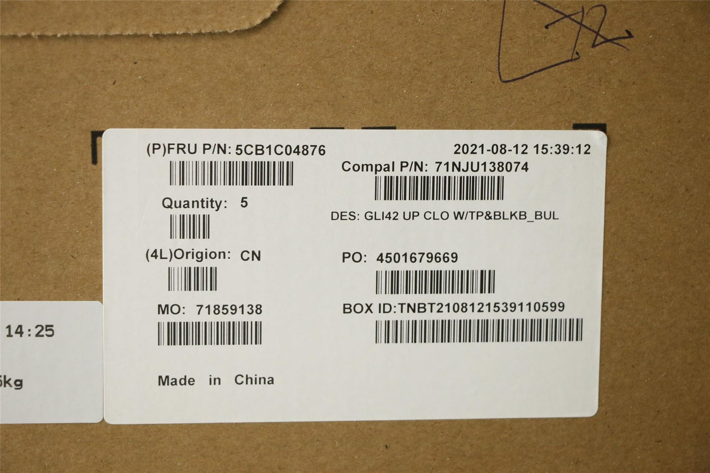 Lenovo IdeaPad 5 14ITL6 5 14ACN6 Palmrest Touchpad Cover Keyboard 5CB1C04876