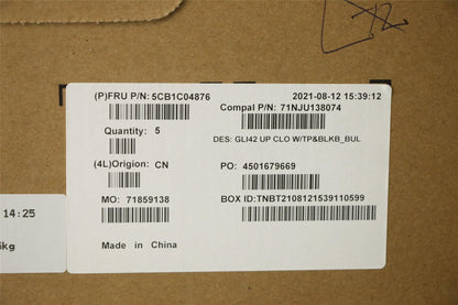 Lenovo IdeaPad 5 14ITL6 5 14ACN6 Palmrest Touchpad Cover Keyboard 5CB1C04876