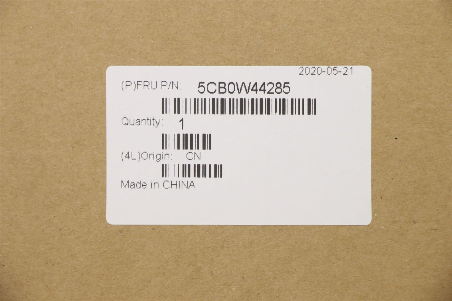 Lenovo ThinkBook 13s-IML Keyboard Palmrest Top Cover Portuguese Black 5CB0W44285