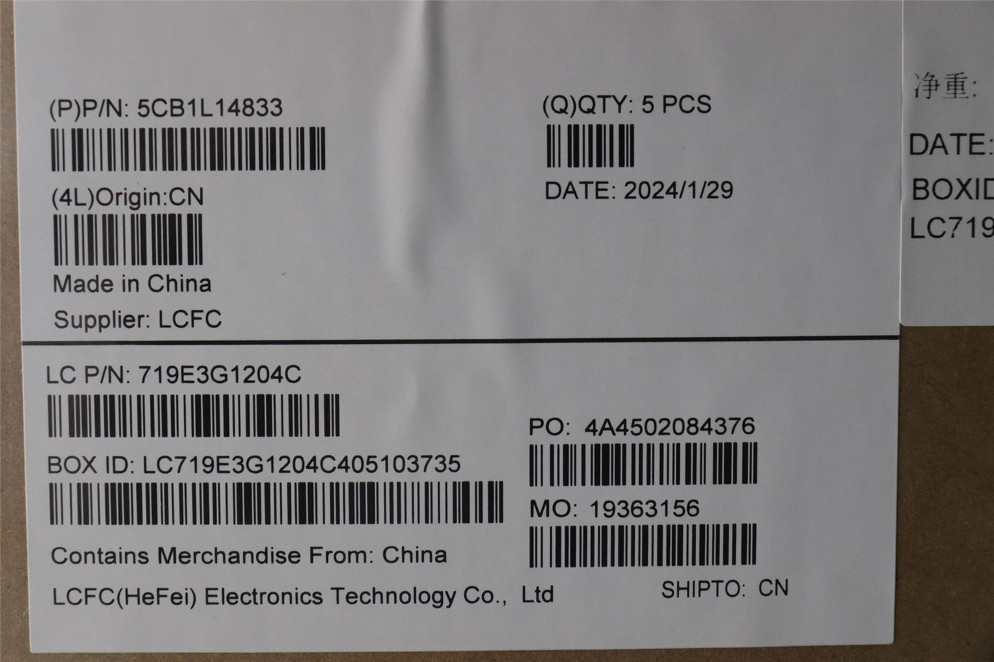 Lenovo Upper Case ASM_NORDIC L82XRFPAGNBL 5CB1L14833