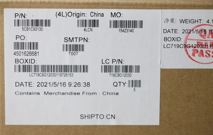 Lenovo Legion 5 Pro-16ACH6 Keyboard Palmrest Top Cover US Grey 5CB1C93130