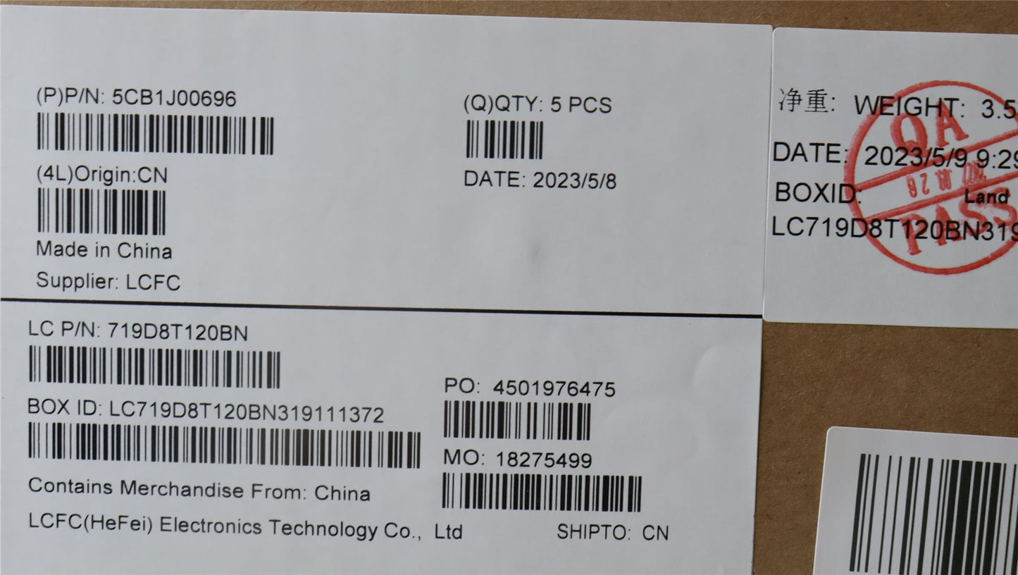Lenovo Upper Case ASM_SWSL82SFFP_CG_NB_ML 5CB1J00696