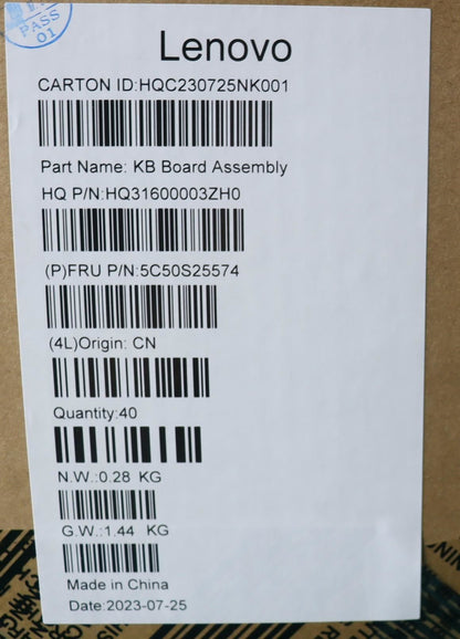 Lenovo Sensor Board H 83AM 5C50S25574