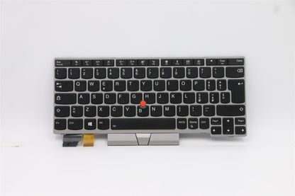 Lenovo ThinkPad L13 Keyboard Italian Silver Backlit 01YP857
