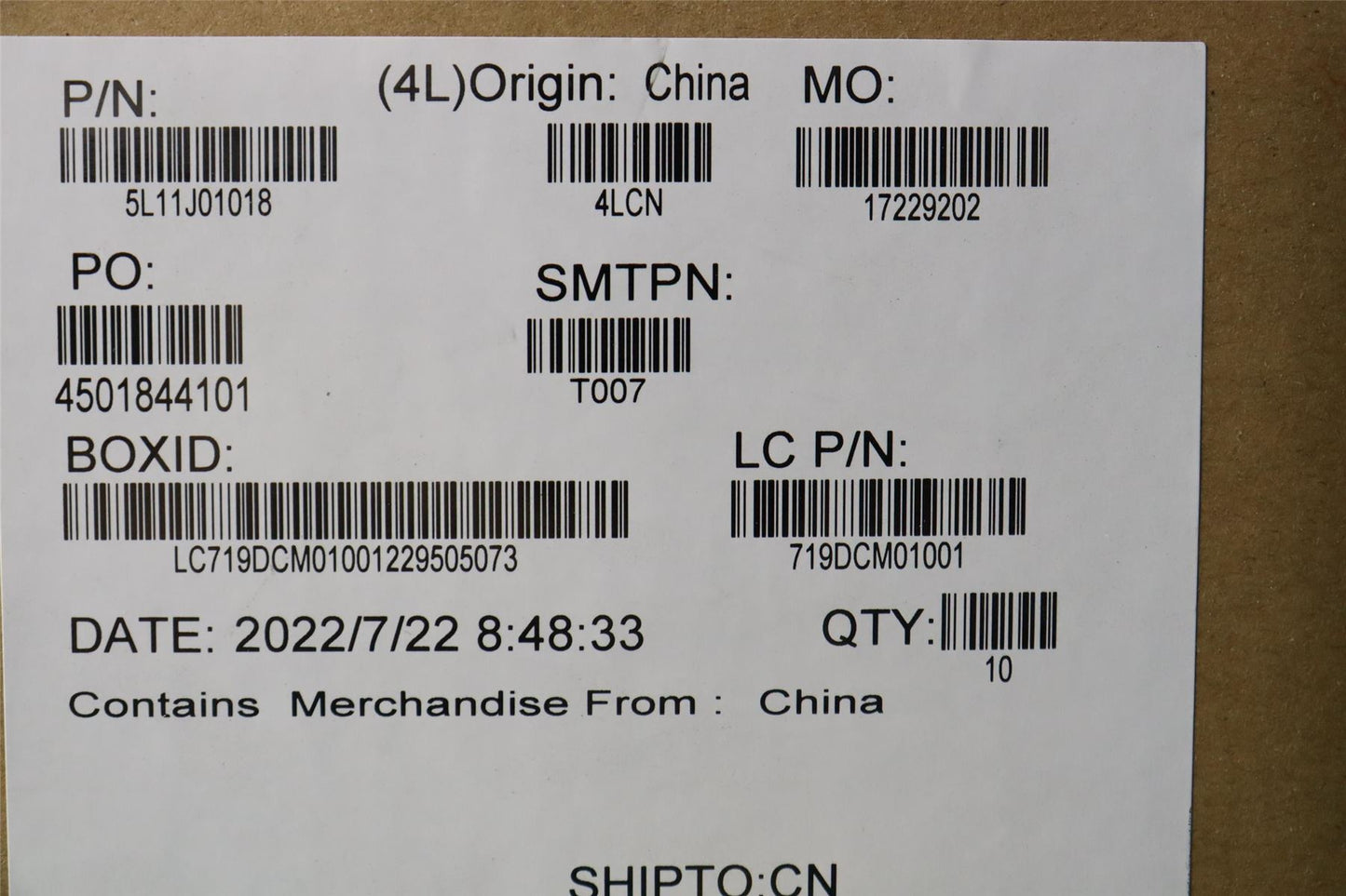 Lenovo LABEL Label Kit 5L11J01018