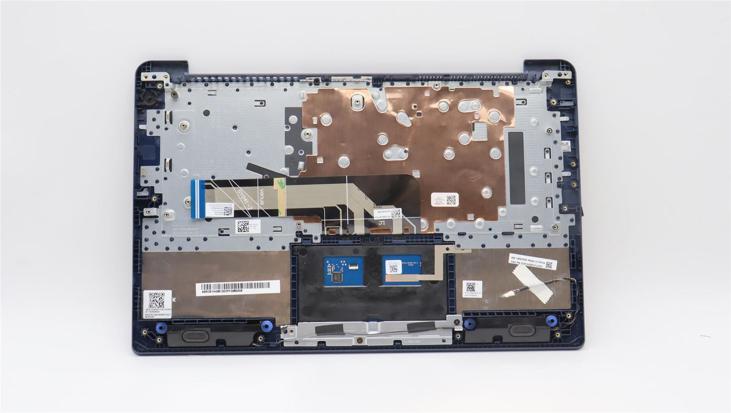 Lenovo IdeaPad 3 14IAU7 Palmrest Cover Touchpad Keyboard Abyss Blue 5CB1H43613