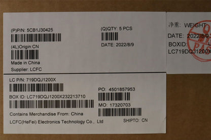 Lenovo COVER Upper Case ASM_EURO ENG L82UH FPBL 5CB1J30425