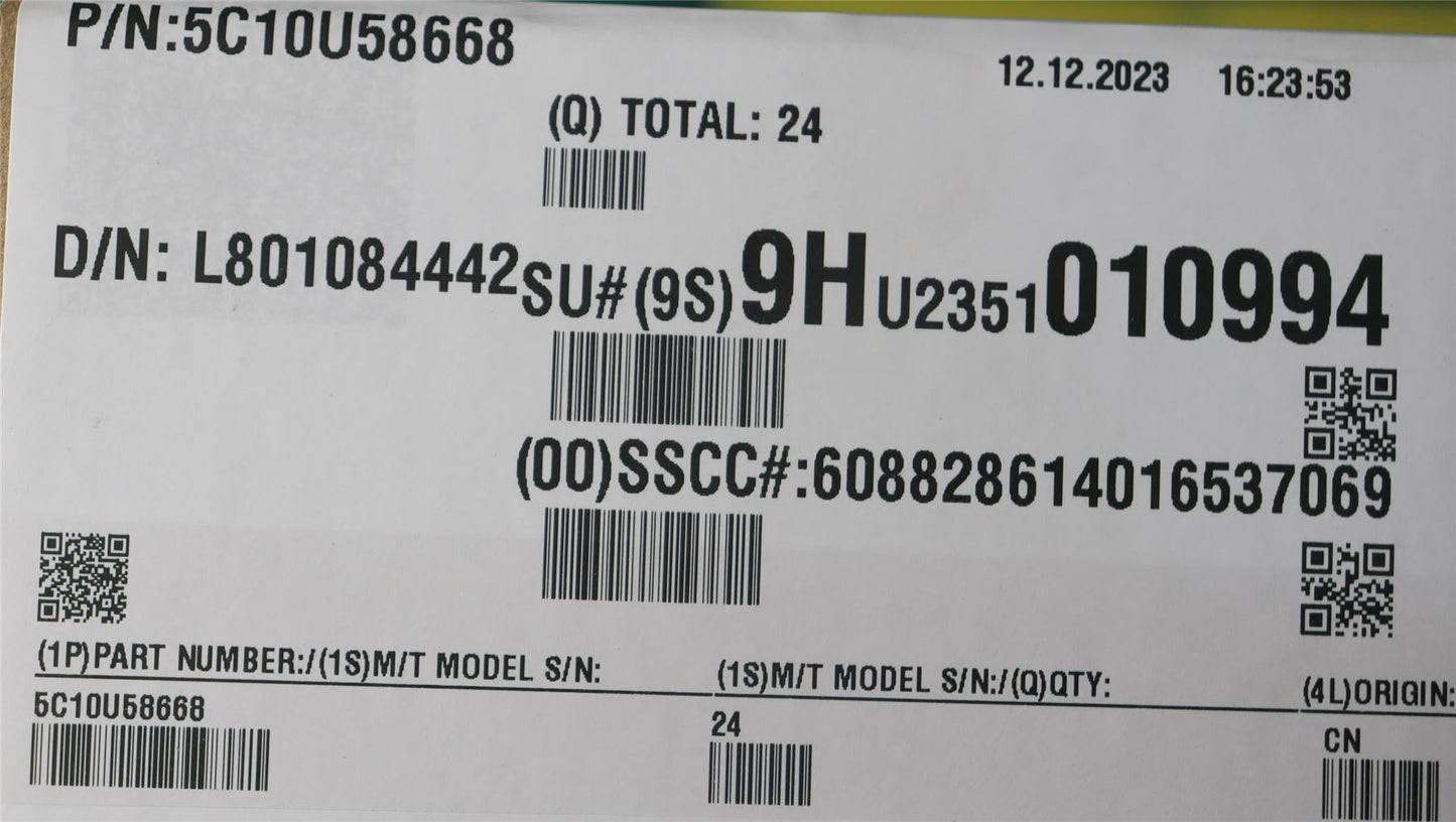 Lenovo Fru 645mm SATA power cable_TCO8.0 5C10U58668