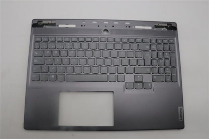 Lenovo Legion S7 16IRH8 Keyboard Palmrest Top Cover Spanish Grey 5CB1L68001