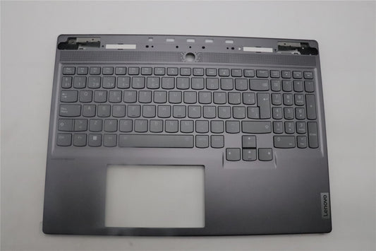 Lenovo Legion S7 16IRH8 Keyboard Palmrest Top Cover Spanish Grey 5CB1L68001