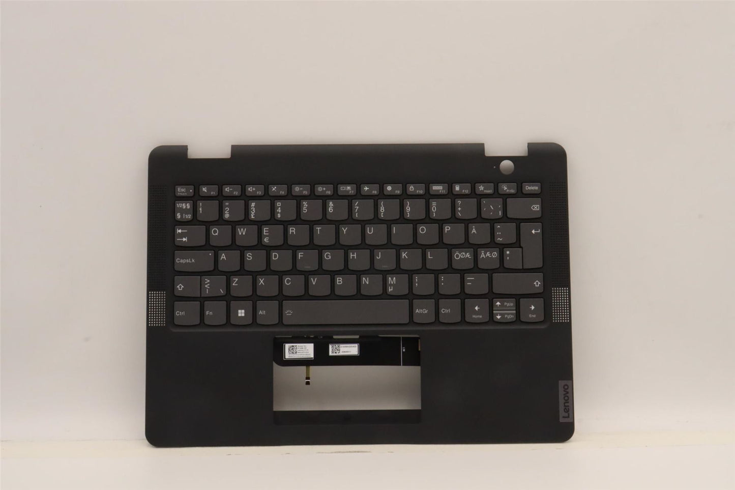 Lenovo Yoga 13w Palmrest Cover Keyboard Nordic Black Backlit 5M11F25745
