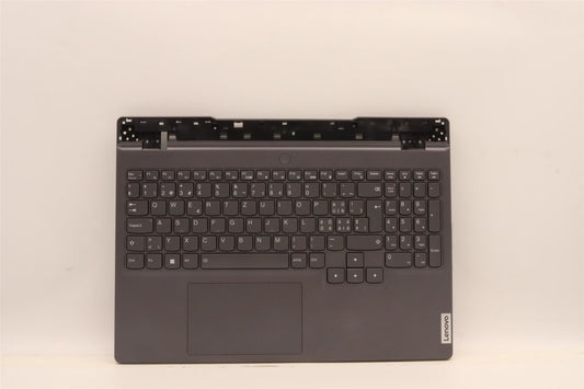 Lenovo 5 15ARH7H Palmrest Cover Touchpad Keyboard Switzerland Backlit 5CB1H68512