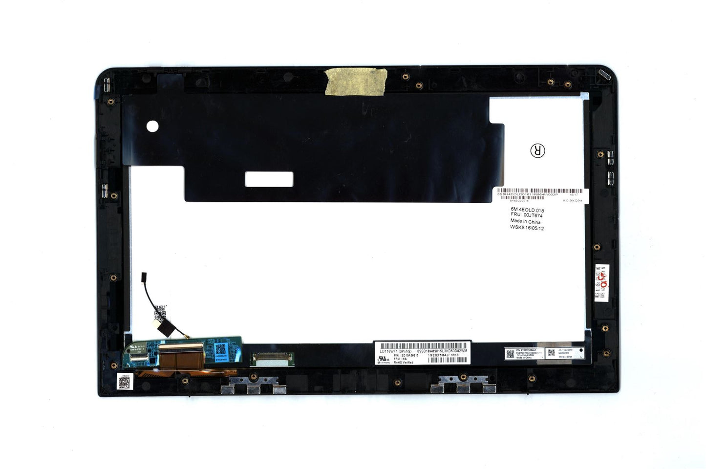 Lenovo ThinkPad Helix LCD Screen Display Panel 00JT674