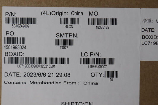 Lenovo FRU MB touch cable 5C10Z42002