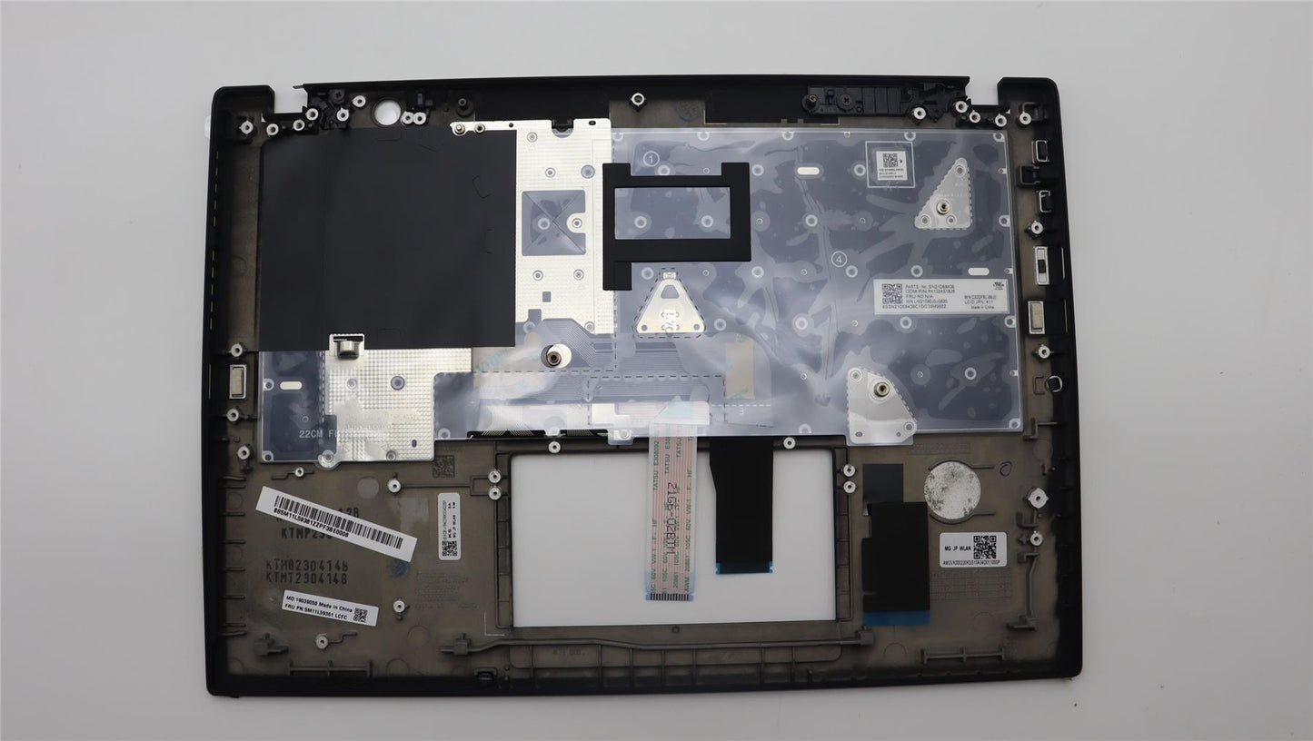 Lenovo ThinkPad T14s Gen 4 Keyboard Palmrest Top Cover Japanese Black 5M11L59361