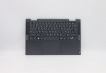 Lenovo Yoga 7-14ITL5 Keyboard Palmrest Top Cover Portuguese Blue 5CB1A14285