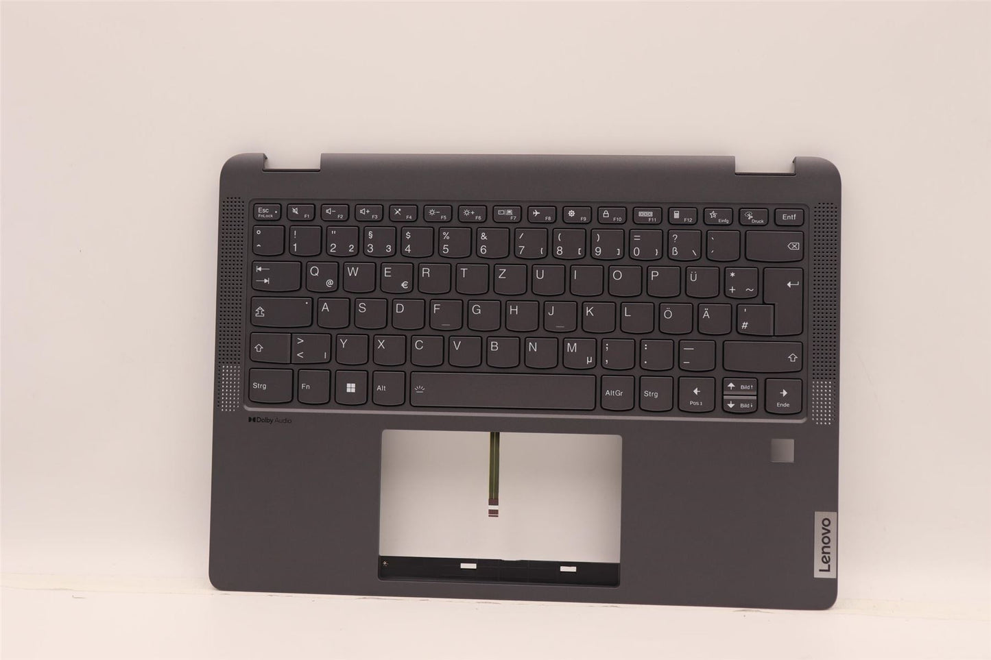 Lenovo IdeaPad 5 14IAU7 Keyboard Palmrest Top Cover German Slate Grey 5CB1H79891