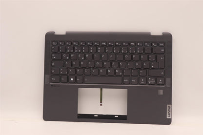 Lenovo IdeaPad 5 14IAU7 Keyboard Palmrest Top Cover German Slate Grey 5CB1H79891