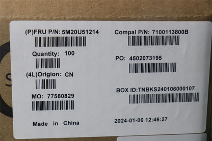 Lenovo SYS_CVR_FRT_CAP_R_Eclipse BLK 5M20U51214