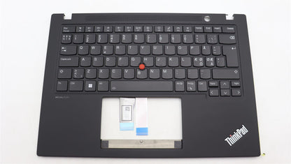Lenovo ThinkPad T14s Gen 4 Keyboard Palmrest Top Cover Nordic Black 5M11L59379