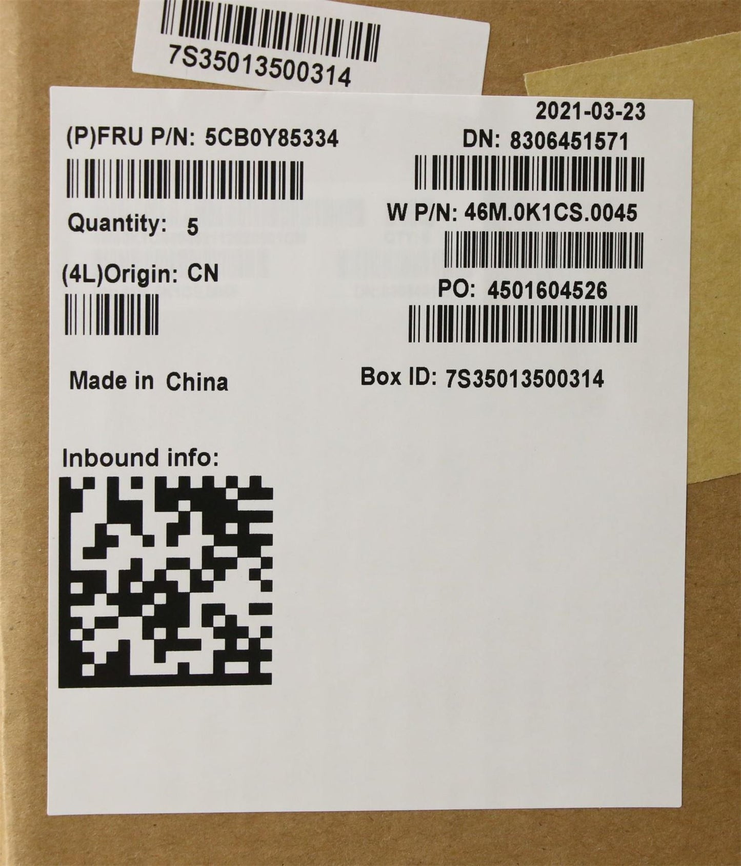 Lenovo Flex 5-14ITL05 Keyboard Palmrest Top Cover Italian Grey 5CB0Y85334