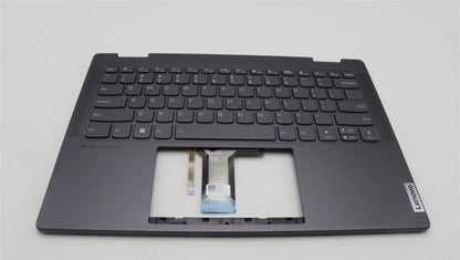 Lenovo Yoga 7 14ARP8 Palmrest Cover Keyboard US Grey 5CB1L48270