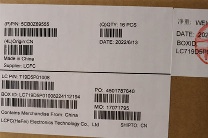 Lenovo ThinkPad T14 Gen 3 P14s Gen 3 Couvercle LCD Boîtier arrière 5CB0Z69555