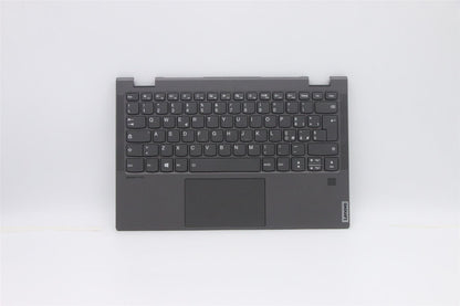 Lenovo Yoga C640-13IML LTE Palmrest Cover Touchpad Keyboard Italian 5CB0W43800