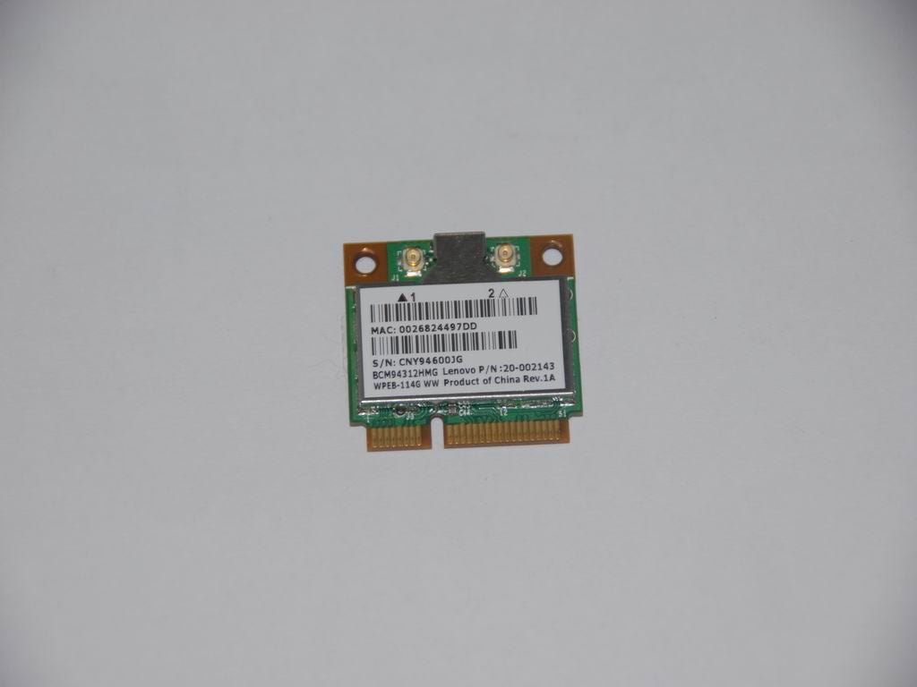 Lenovo Gtc BCM4312 M 802.11G MOW NB HMC WiFi WLAN Board 20002143