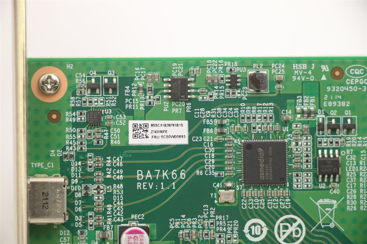 Lenovo USB-C(USB3.2) Rear Adapter HP 5C50W00893