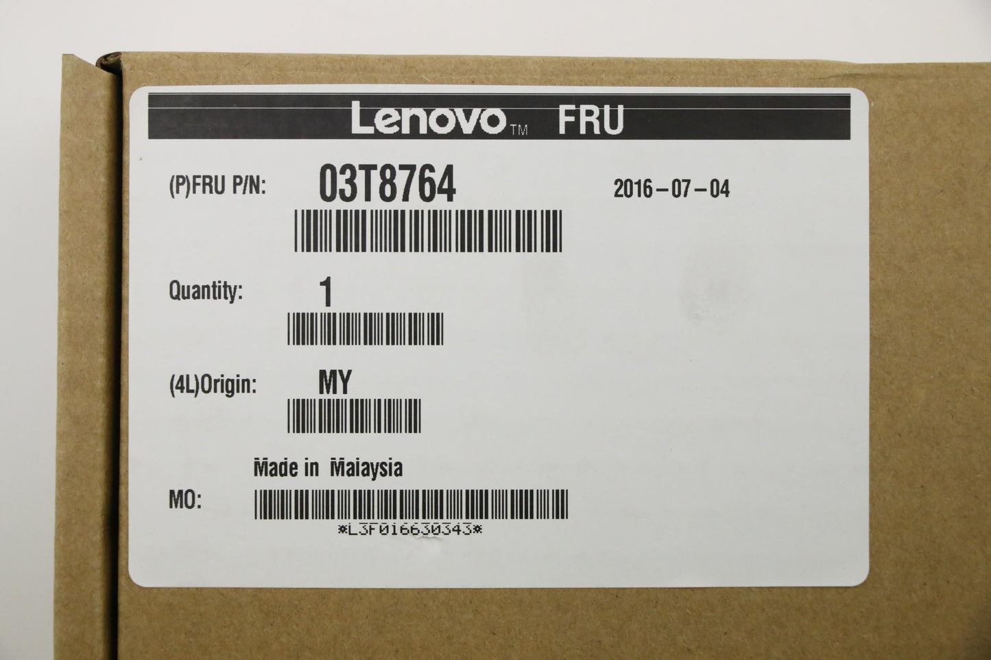 Lenovo EthernetX520-DA2 Ethernet Intel Board 03T8764