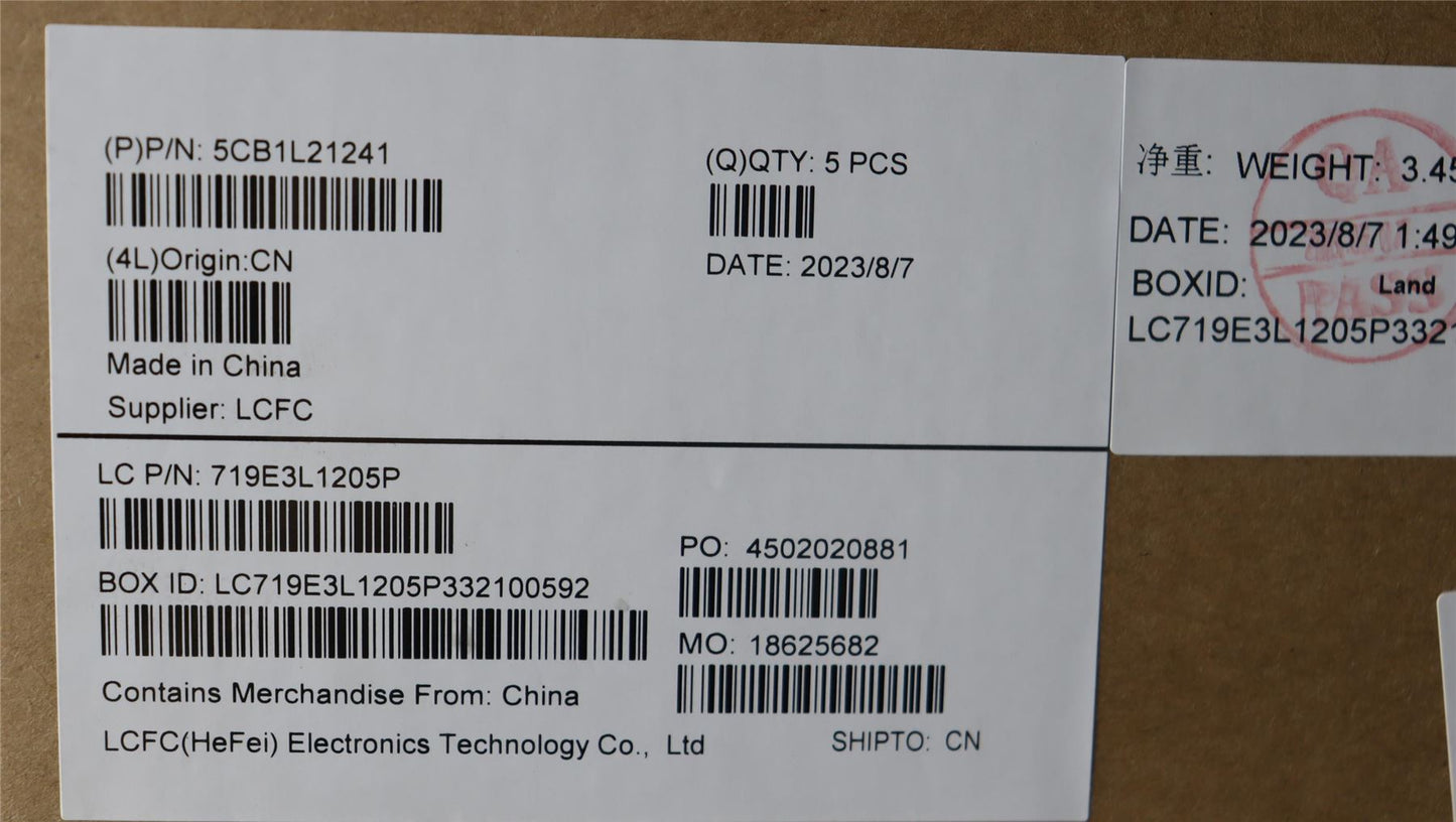 Lenovo Upper Case ASM_BEL L82XQ ABFP NBL 5CB1L21241