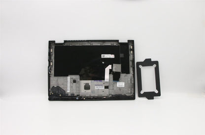 Lenovo Yoga X390 Keyboard Palmrest Top Cover Belgian Black Backlit 02HL508