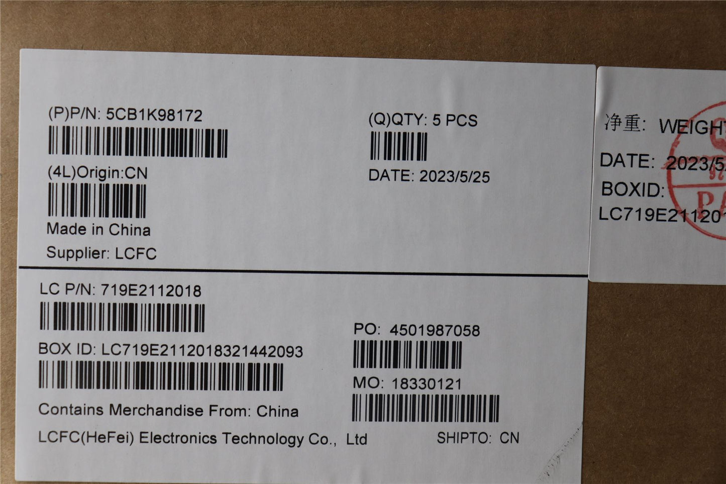 Lenovo IdeaPad 5 16ARP8 Palmrest Touchpad Cover Keyboard US Europe 5CB1K98172
